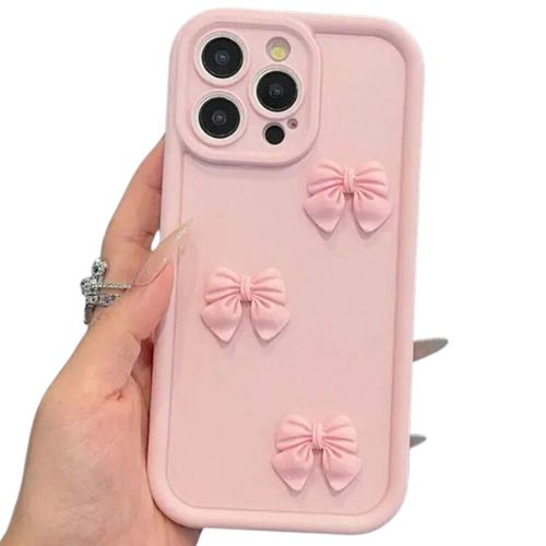 Funda Rosa con Moño - Iphone 11