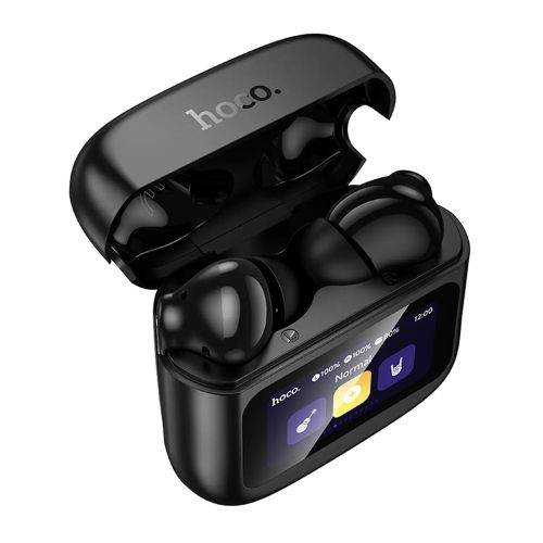 Audífonos TWS Hoco EQ14 Cool con pantalla Negro