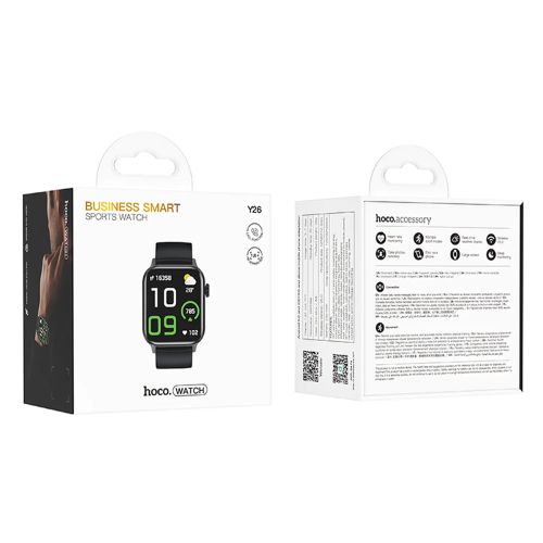 Smartwatch Hoco Y26 Smart negro