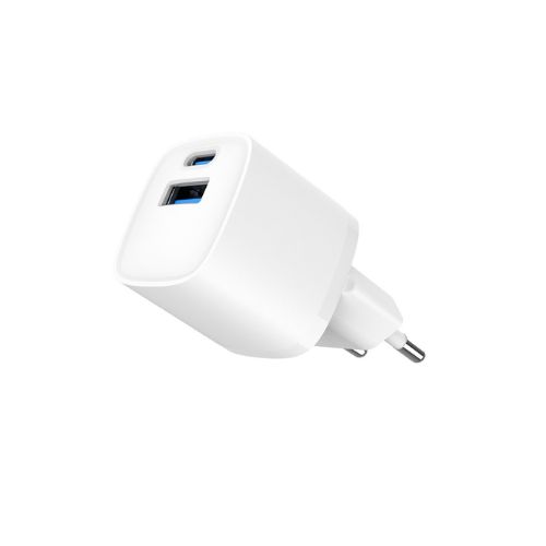 Cargador Casa FM-3001 30W USB A+C SEC Blanco