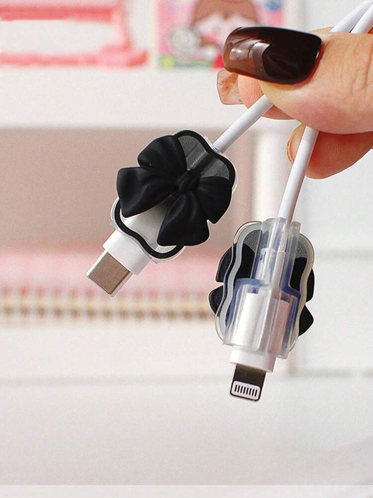 Set 5 Piezas Protector de Cargador Mono Negro