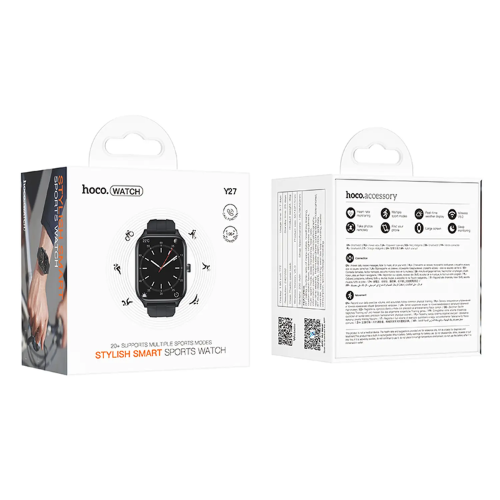 Smartwatch Hoco Y27 Smart Negro