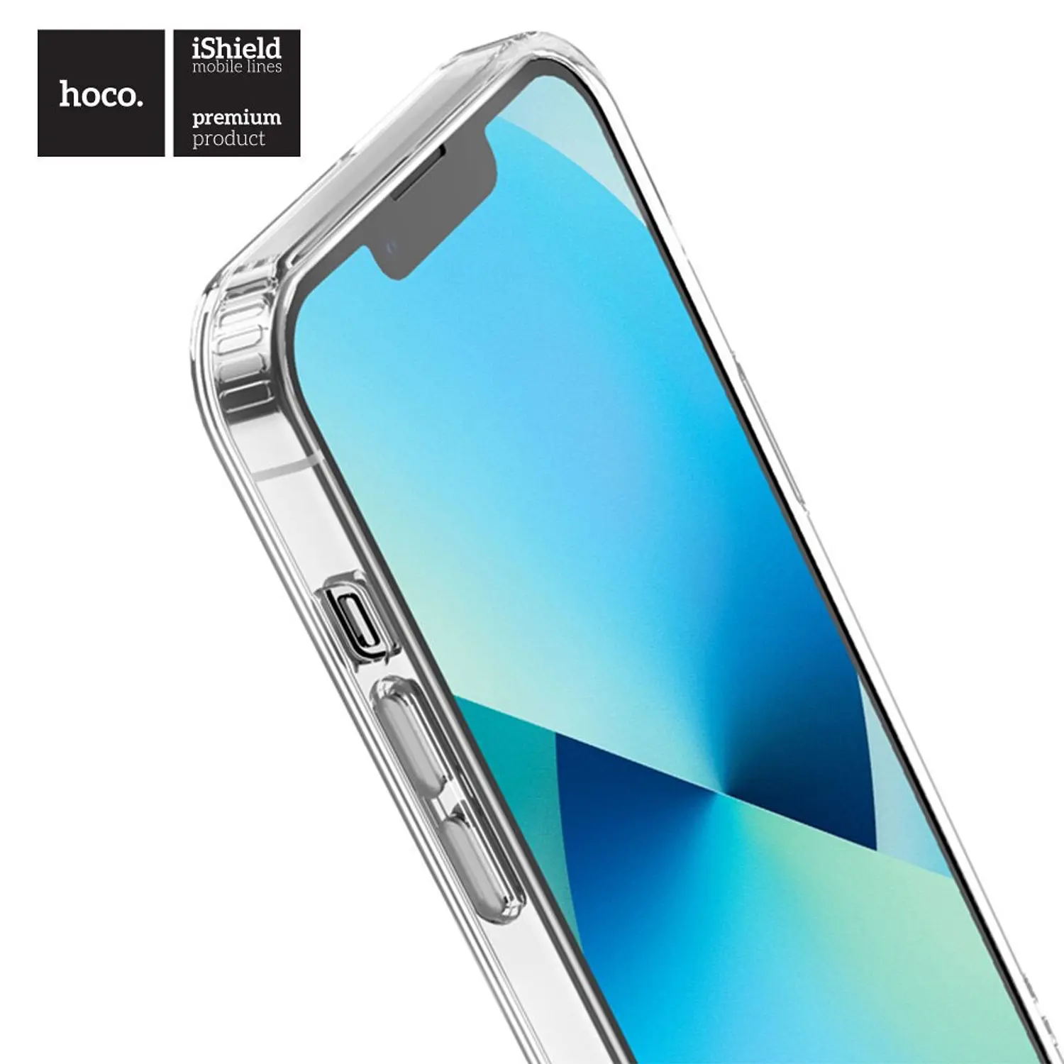 CARCASA SHELL MAGNETIC AIRBAG ANTI-FALL IPHONE 14 TRANSPARENTE