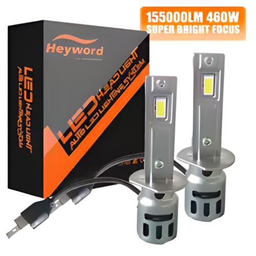Bombillas LED H1 Heyword CSP Turbo — 12V | 460W | 15500LM | 6500K