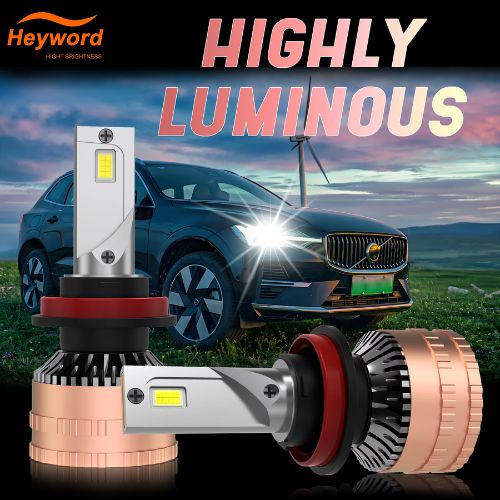 Bombillas LED 9006 (HB4) Heyword CSP3570 — 12V | 390W | 6500K
