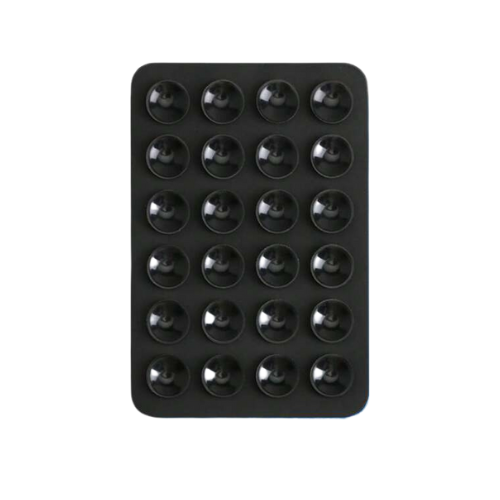 Soporte de Celular Ventosas Silicona - Negro